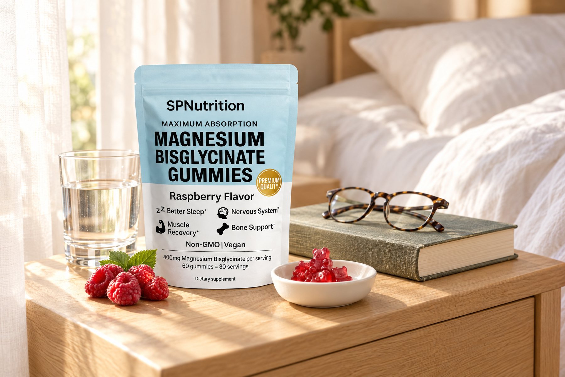 SP Nutrition magnesium gummies AppLovin Axon case study with 4X spend growth and 3,609 new customers
